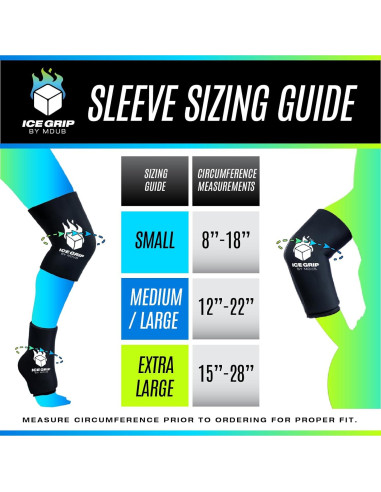 Manga Terapia Fría y Caliente MDUB Pequeña 27.9x12.5cm