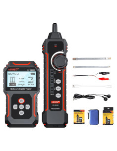 Probador de Cable de Red NOYAFA NF-8209S con PoE y LED