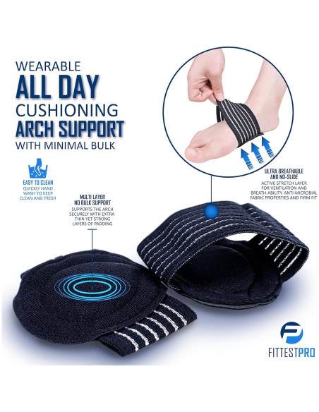 Kit de 14 Piezas Fittest Pro para Alivio de Fascitis Plantar