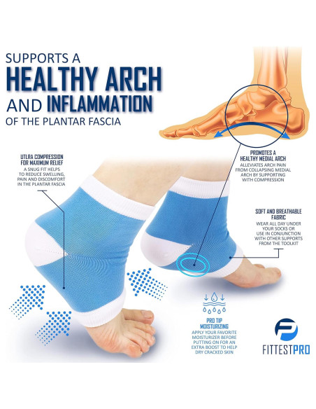 Kit de 14 Piezas Fittest Pro para Alivio de Fascitis Plantar