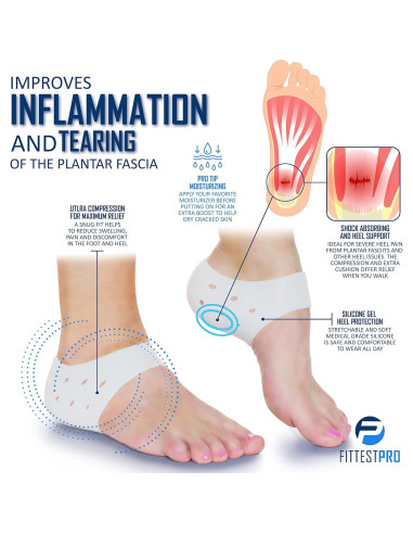 Kit de 14 Piezas Fittest Pro para Alivio de Fascitis Plantar