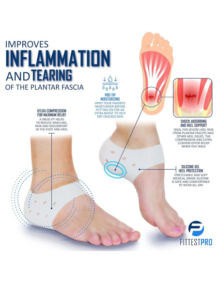Kit de 14 Piezas Fittest Pro para Alivio de Fascitis Plantar