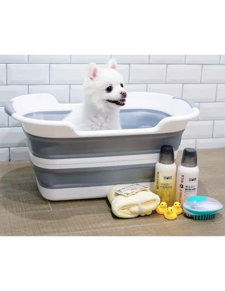 Baera Plegable para Mascotas Goderewild 27L con Drenaje