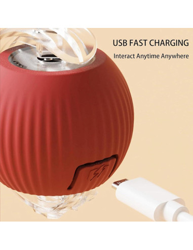 Juguete Interactivo para Gatos Genérico Bola Automática 2.54cm