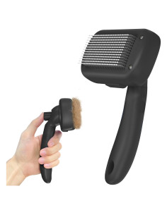 Cepillo Autolimpiante Dipoo para Mascotas Pelo Largo y Corto