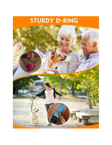 Collar Ajustable para Perros PaiPaitek 20-68 cm Reflectante