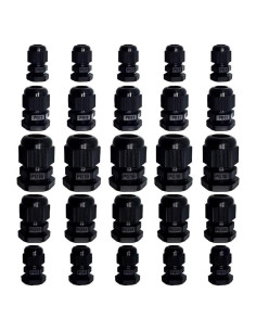 Juntas de Cable Impermeables Alices PG7 PG9 PG11 PG13.5 PG16 - 25 Pzas