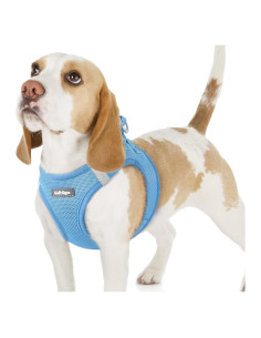 Arnés para Perros Pequeños Rabbitgoo Azul M Transpirable