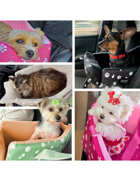 Asiento de Coche para Perros Cullaby Gris hasta 6.8 kg