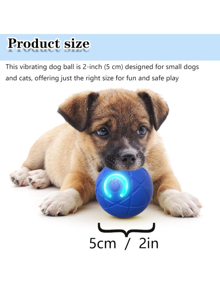 Bola Interactiva para Perros KoovDem 5,2 cm Recargable