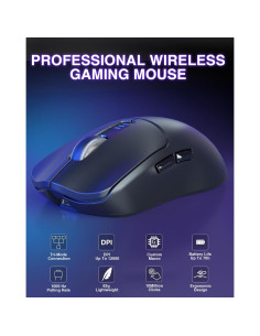 Ratón Gaming Inalámbrico AULA SC580 12000 DPI Ergonómico 2