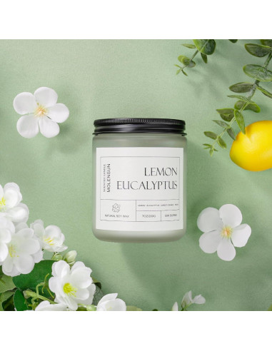 Vela Aromática Molensun Eucalipto Limón 198 g - Regalo Día de la Madre