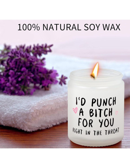 Vela Aromática Niviy 7oz Lavanda 100% Natural para Mujeres