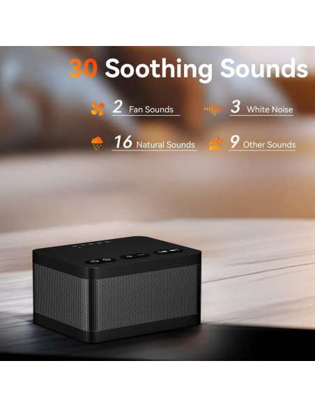 Máquina de Ruido Blanco DailyBody DWN-Z1 30 Sonidos 36 Volumen