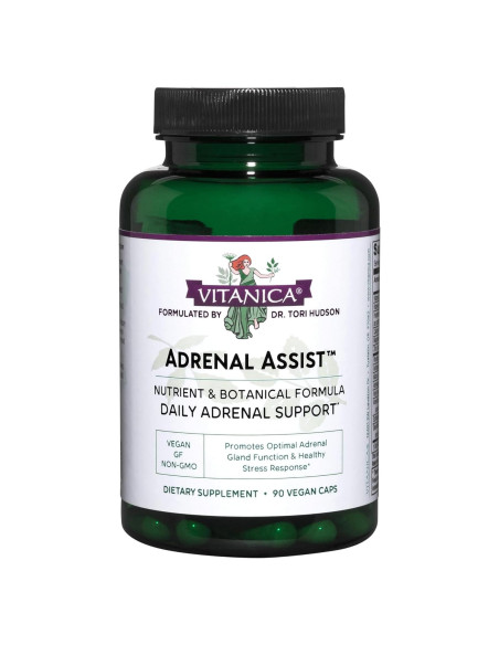 Vitanica Asistencia Adrenal Vegano 90 Cápsulas