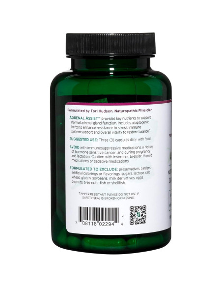 Vitanica Asistencia Adrenal Vegano 90 Cápsulas