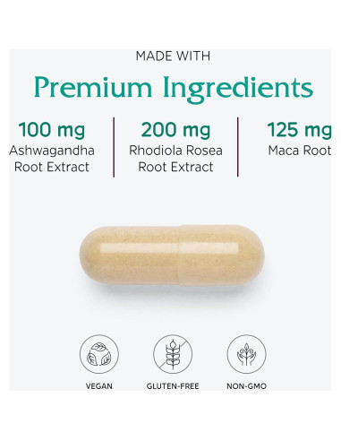 Vitanica Asistencia Adrenal Vegano 90 Cápsulas