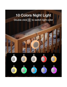 Máquina de Sonido Portátil LEICEX B51, 33 Sonidos y Luz Nocturna 2