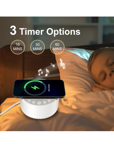 Máquina de Sonido Rorense SM06 con Cargador Inalámbrico