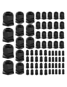 Kit de 72 Pasacables a Prueba de Agua Joinfworld PG7 NPT