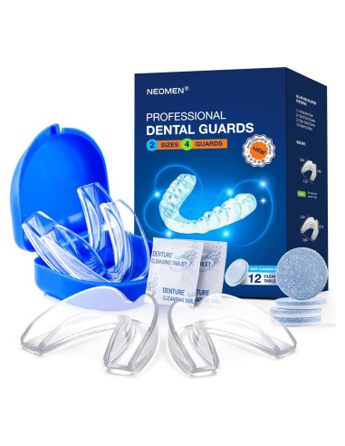 Protector Bucal Moldable Neomen para Rechinar Dientes - 4 Pzs
