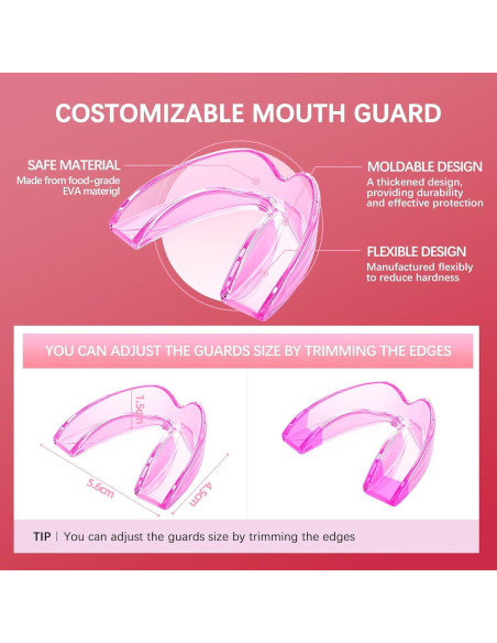 Protector Bucal Mktoohzz para Bruxismo - 6 Piezas Talla Única