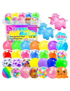 30 Pelotas Antiestrés SUNPROUND 1,59 kg para Adultos