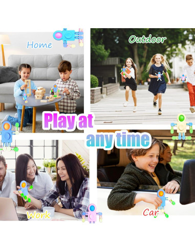 24 Juguetes Antiestrés Transformables Hdagbnn para Niños