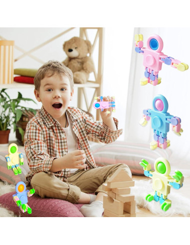 24 Juguetes Antiestrés Transformables Hdagbnn para Niños