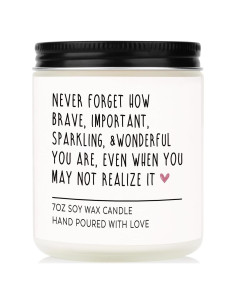 Vela Aromática YKXY de Soja 200g con Mensaje Inspirador