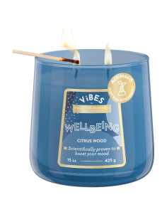 Vela Aromática Candle-Lite 15 oz 2 Mechas Bienestar