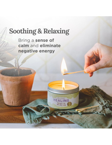 Vela de Aromaterapia Sanación Magnífica 101 - 170g 35h