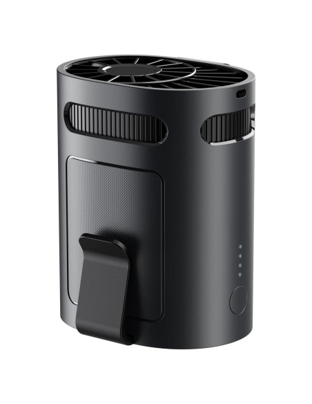 Ventilador Clip de Cintura BananaDeer, Recargable, 4 Velocidades