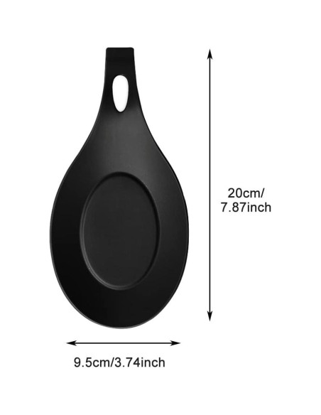 Soporte de Cuchara de Silicona SYCOOVEN 3 Pcs Resistente