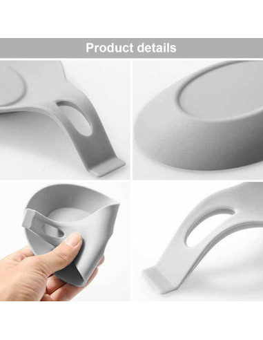 Soporte de Cuchara de Silicona SYCOOVEN 3 Pcs Resistente