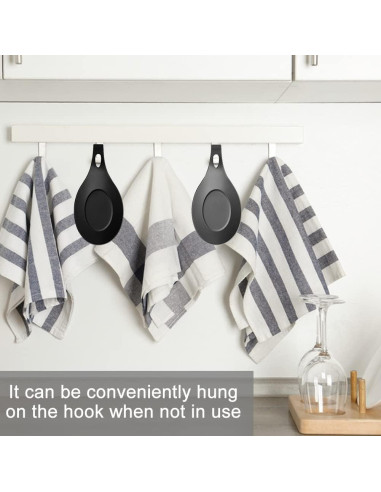 Soporte de Cuchara de Silicona SYCOOVEN 3 Pcs Resistente