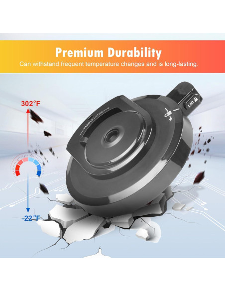 Tapa de Tazón Externa BTRSOLUS para Ninja CREAMi NC300/NC301