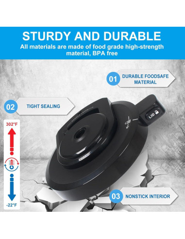 Tapa de Reemplazo Ninja Creami HBSZAMSQY 16.8x15.9cm