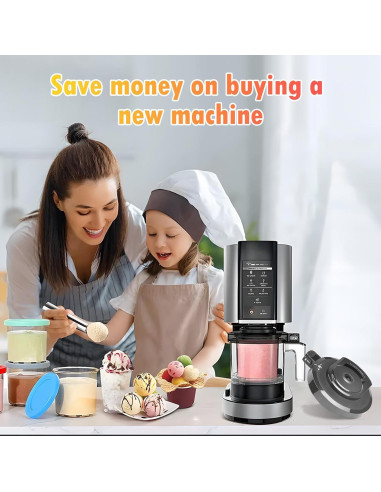 Tapa de Tazón Externa BTRSOLUS para Ninja CREAMi NC300/NC301