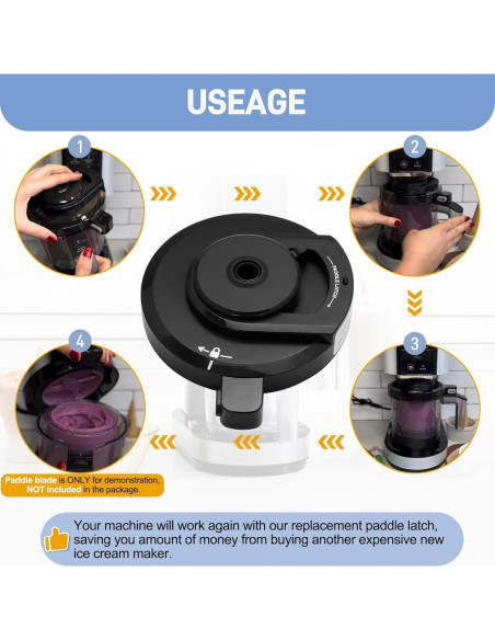 Tapa de Tazón Exterior NANOBABY para Ninja Creami NC300 Tapa de Tazón Exterior NANOBABY para Ninja Creami NC300