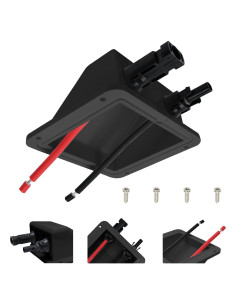 Glandula de Entrada Doble Cable Solar Slocable IP68 0.1m 10AWG