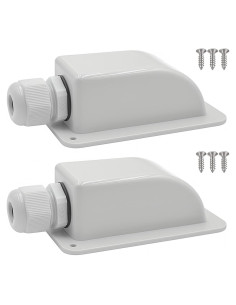 Entrada de Cable Solar Impermeable Gebildet Blanca - Paquete de 2