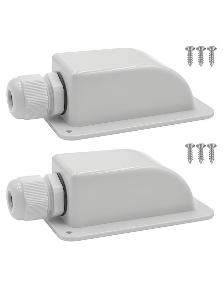 Entrada de Cable Solar Impermeable Gebildet Blanca - Paquete de 2