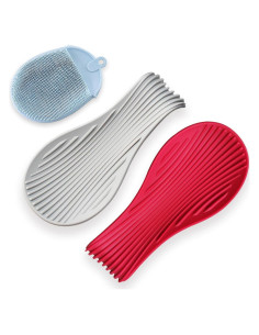 Soporte de Cuchara de Silicona Vimstury 2-Pack Antideslizante