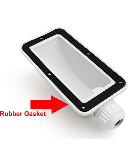 Entrada de Cable Solar Impermeable Gebildet Blanca - Paquete de 2