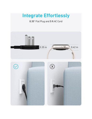 Regleta de Enchufes Anker 10-en-1 con USB y Cable 1.5m