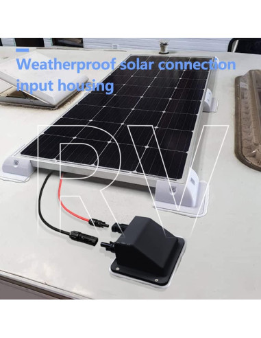 Glandula de Entrada Doble Cable Solar Slocable IP68 0.1m 10AWG