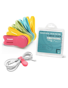 Correas Magnéticas Reutilizables Kanemc - 8 Piezas de Silicona