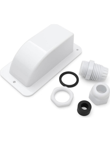 Entrada de Cable Solar Impermeable Gebildet Blanca - Paquete de 2