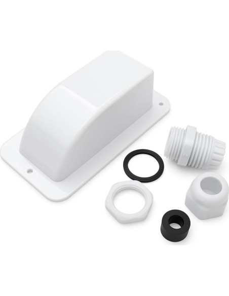 Entrada de Cable Solar Impermeable Gebildet Blanca - Paquete de 2